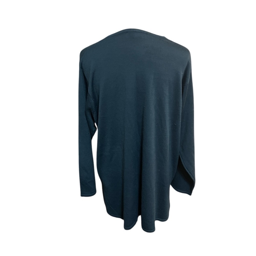 Lane Bryant Women’s Blue/Green Knit V-Neck Vintage Sweater Plus 18/20 - Picture 2 of 3